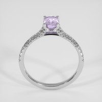 0.97 Ct. Purple Spinel Ring, 14K White Gold 3