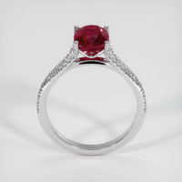 2.20 Ct. Ruby Ring, 14K White Gold 3