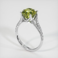3.76 Ct. Sapphire Ring, 14K White Gold 2