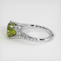 3.76 Ct. Sapphire Ring, 14K White Gold 4