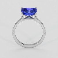 2.58 Ct. Blue Sapphire Ring, 14K White Gold 3