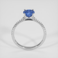1.48 Ct. Blue Sapphire Ring, 14K White Gold 3