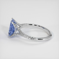 2.25 Ct. Sapphire Ring, 14K White Gold 4