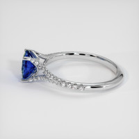 0.84 Ct. Bi Color Sapphire Ring, 14K White Gold 4