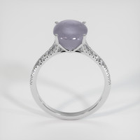5.89 Ct. Bluish Purple Sapphire Ring, 14K White Gold 3