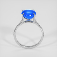 4.80 Ct. Blue Sapphire Ring, 14K White Gold 3
