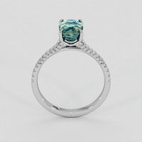 2.20 Ct. Bi Color Sapphire Ring, 14K White Gold 3