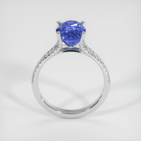 4.13 Ct. Color Change Sapphire Ring, 14K White Gold 3
