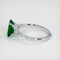 2.90 Ct. Emerald Ring, 18K White Gold 4