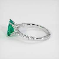 2.23 Ct. Emerald Ring, 18K White Gold 4