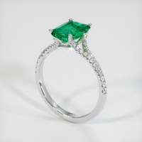 1.89 Ct. Emerald Ring, 18K White Gold 2