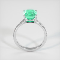 2.04 Ct. Emerald Ring, 18K White Gold 3