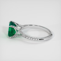 2.63 Ct. Emerald Ring, 18K White Gold 4