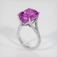 10.63 Ct. Gemstone Ring, 18K White Gold 2