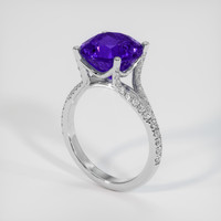 3.51 Ct. Gemstone Ring, 18K White Gold 2