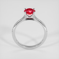 1.11 Ct. Ruby Ring, 18K White Gold 3