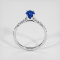 1.14 Ct. Sapphire Ring, 18K White Gold 3