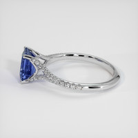 1.22 Ct. Bi Color Sapphire Ring, 18K White Gold 4