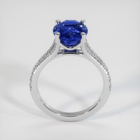 3.48 Ct. Sapphire Ring, 18K White Gold 3