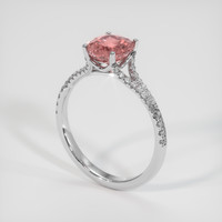 2.01 Ct. Sapphire Ring, 18K White Gold 2