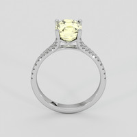 3.22 Ct. Yellow Sapphire Ring, 18K White Gold 3