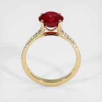2.76 Ct. Ruby Ring, 14K Yellow Gold 3