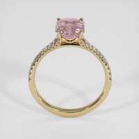 2.89 Ct. Purplish Pink Sapphire Ring, 14K Yellow Gold 3