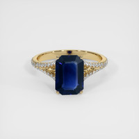 3.05 Ct. Sapphire Ring, 14K Yellow Gold 1