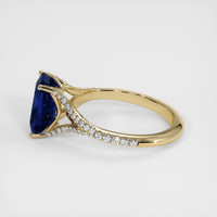 3.05 Ct. Sapphire Ring, 14K Yellow Gold 4