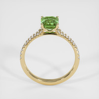 1.41 Ct. Green Sapphire Ring, 14K Yellow Gold 3