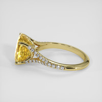 5.10 Ct. Yellow Sapphire Ring, 14K Yellow Gold 4