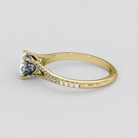 1.33 Ct. Bi Color Sapphire Ring, 14K Yellow Gold 4