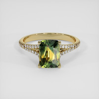 2.02 Ct. Bi Color Sapphire Ring, 14K Yellow Gold 1