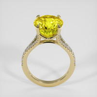 9.73 Ct. Yellow Sapphire Ring, 14K Yellow Gold 3