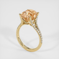 8.56 Ct. Sapphire Ring, 14K Yellow Gold 2