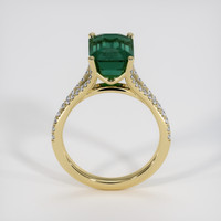 4.50 Ct. Green Sapphire Ring, 14K Yellow Gold 3