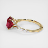 2.75 Ct. Ruby Ring, 14K Yellow Gold 4