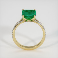 2.29 Ct. Emerald Ring, 18K Yellow Gold 3