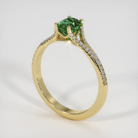 0.65 Ct. Gemstone Ring, 18K Yellow Gold 2