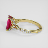1.57 Ct. Ruby Ring, 18K Yellow Gold 4