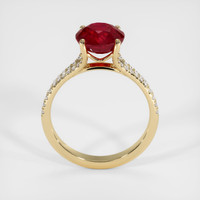 2.76 Ct. Ruby Ring, 18K Yellow Gold 3