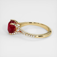 2.76 Ct. Ruby Ring, 18K Yellow Gold 4