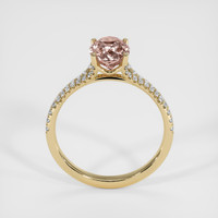 1.92 Ct. Pinkish Brown Sapphire Ring, 18K Yellow Gold 3