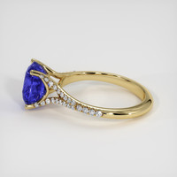 3.23 Ct. Sapphire Ring, 18K Yellow Gold 4