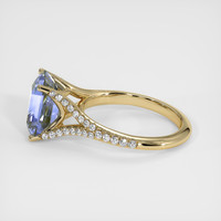 4.33 Ct. Bi Color Sapphire Ring, 18K Yellow Gold 4
