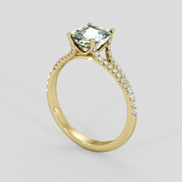 1.57 Ct. Bi Color Sapphire Ring, 18K Yellow Gold 2