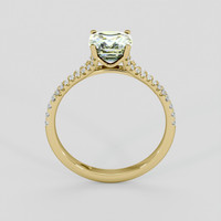 1.57 Ct. Bi Color Sapphire Ring, 18K Yellow Gold 3