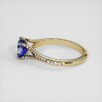 1.14 Ct. Bi Color Sapphire Ring, 18K Yellow Gold 4