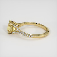 2.14 Ct. Yellow Sapphire Ring, 18K Yellow Gold 4