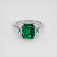 2.79 Ct. Emerald Ring, Platinum 950 1